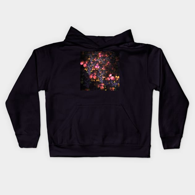 Exotic flowers Kids Hoodie by krinichnaya